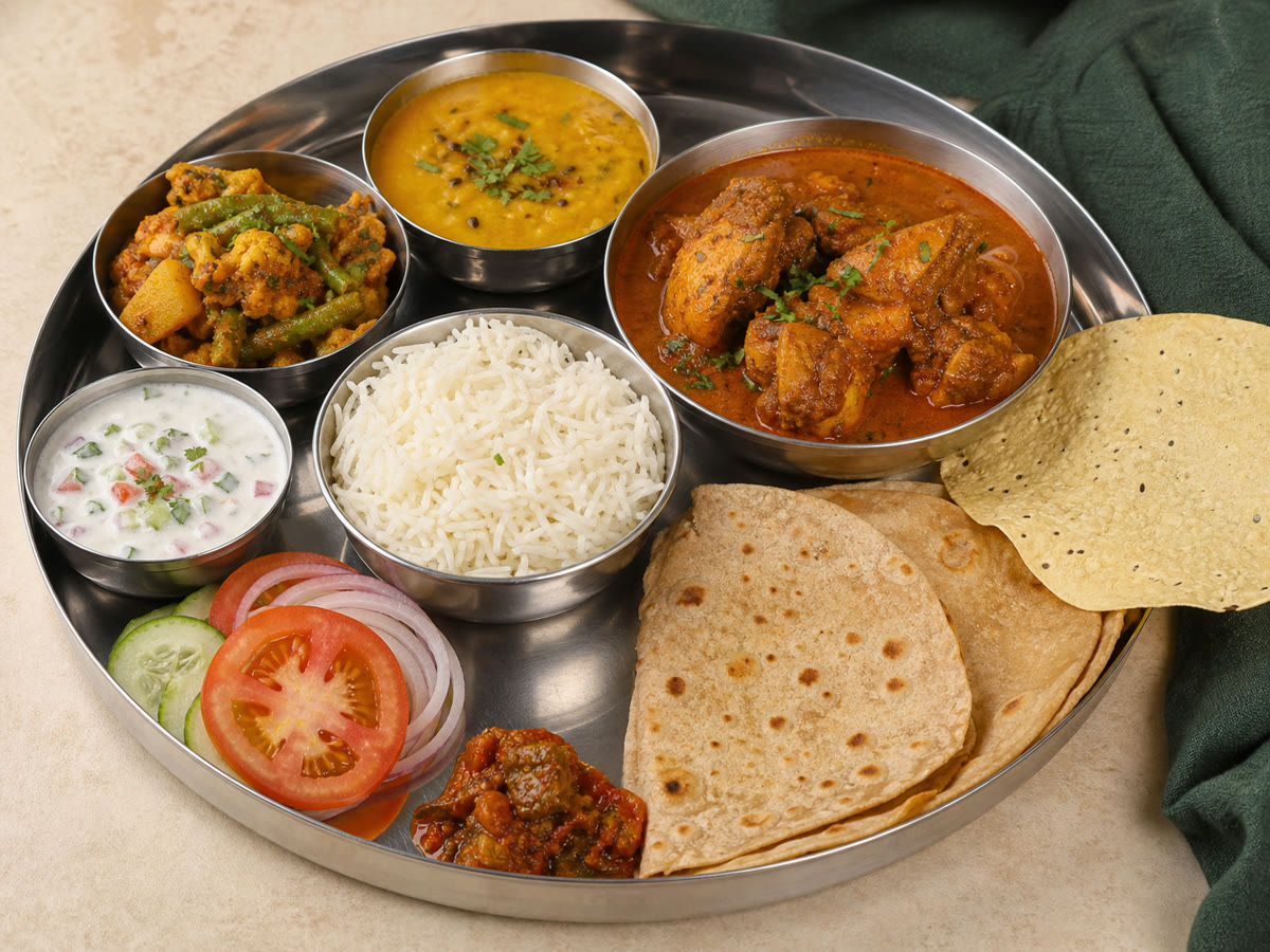 Chicken Thali