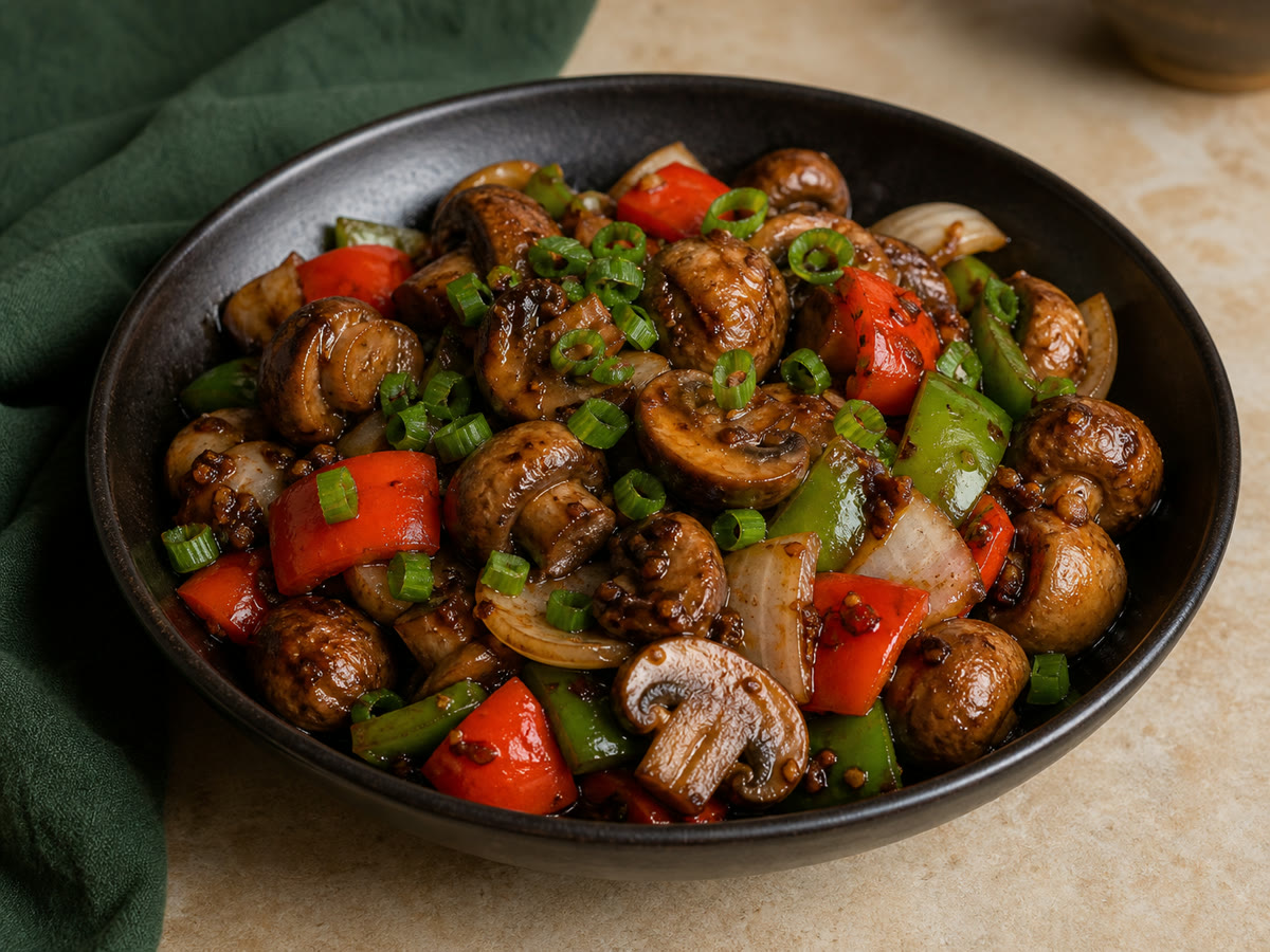 Mushroom Chilli