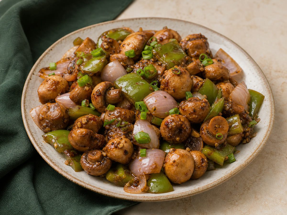 Mushroom Chilli