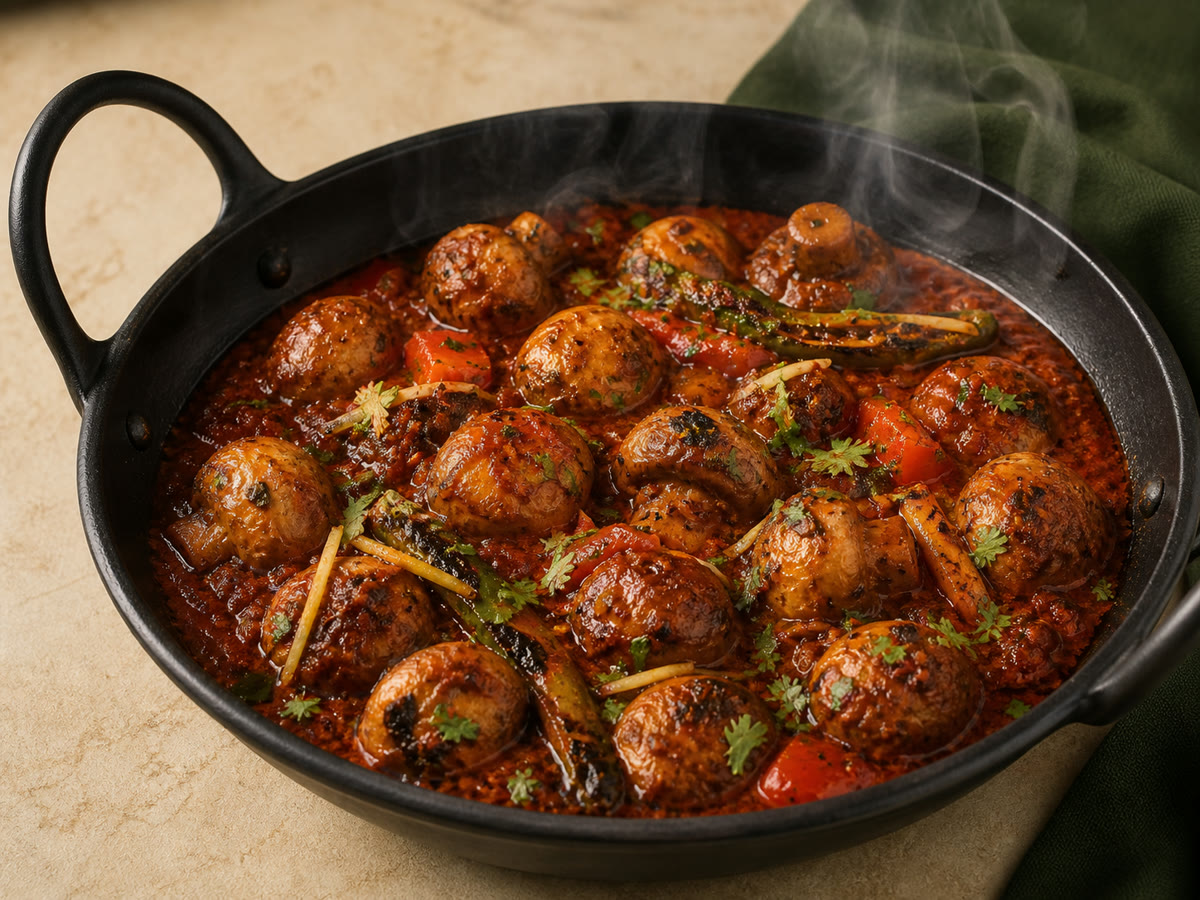 Mushroom Dhuandhar Spicy