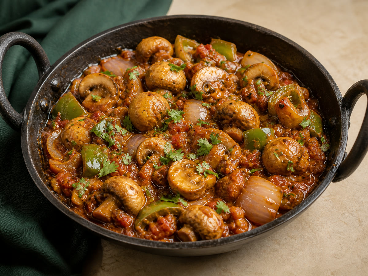 Mushroom Karahi